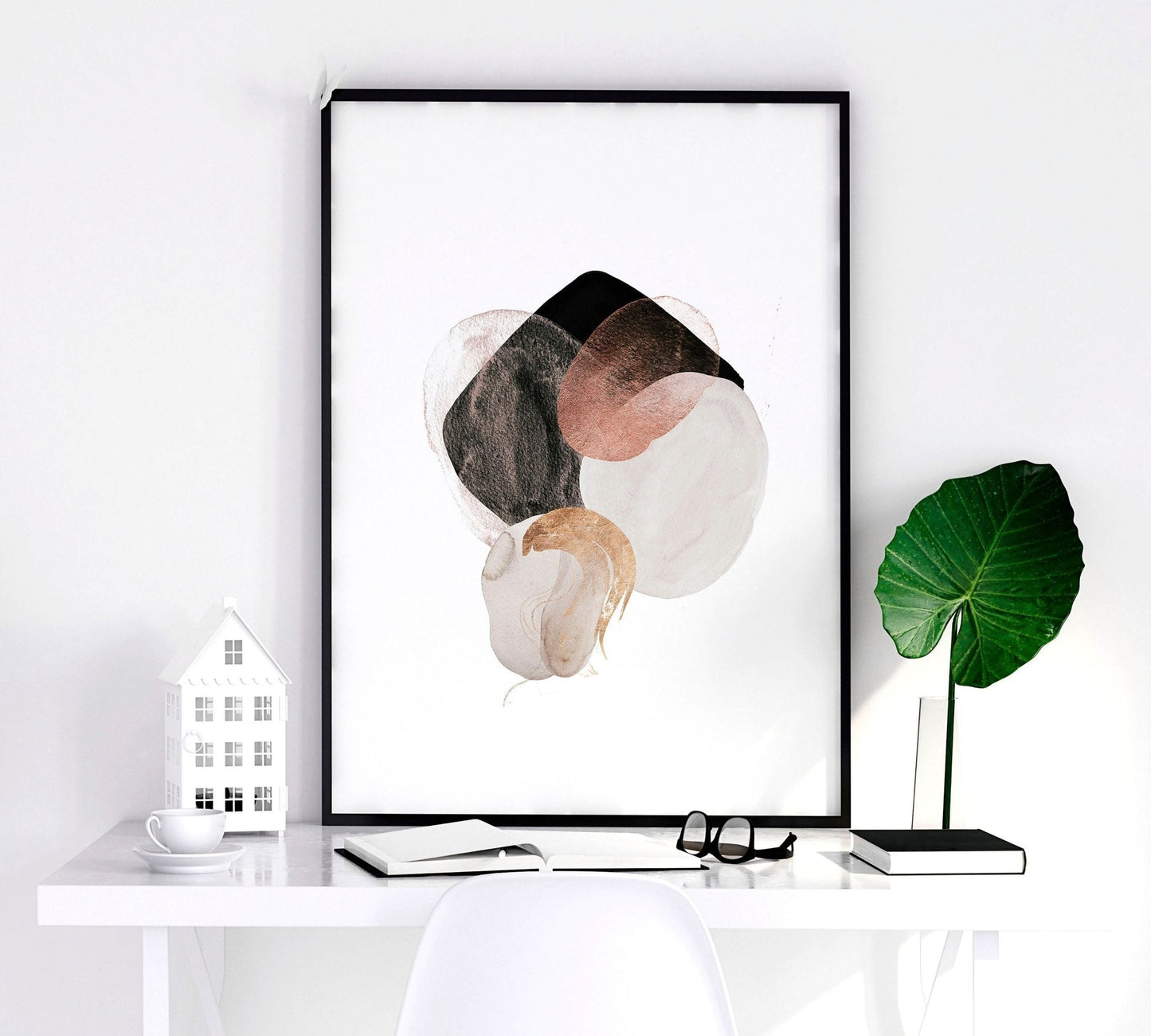 Abstract wall print set | set of 3 wall art prints