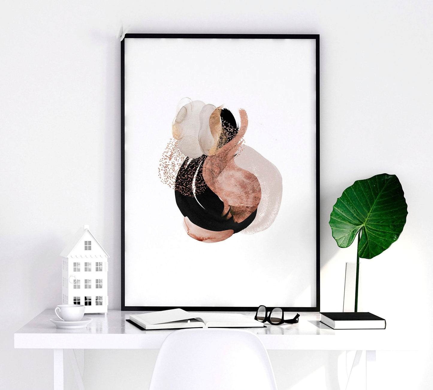 Abstract wall print set | set of 3 wall art prints