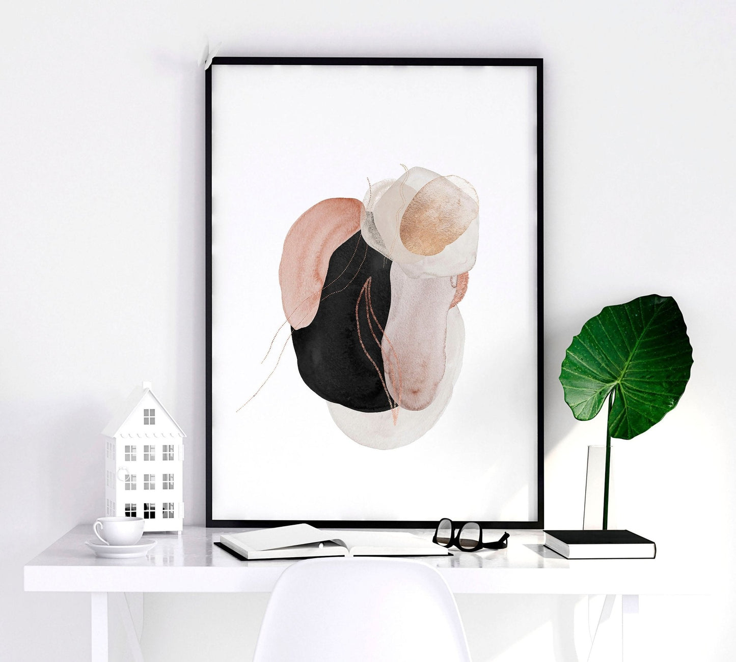 Abstract wall print set | set of 3 wall art prints