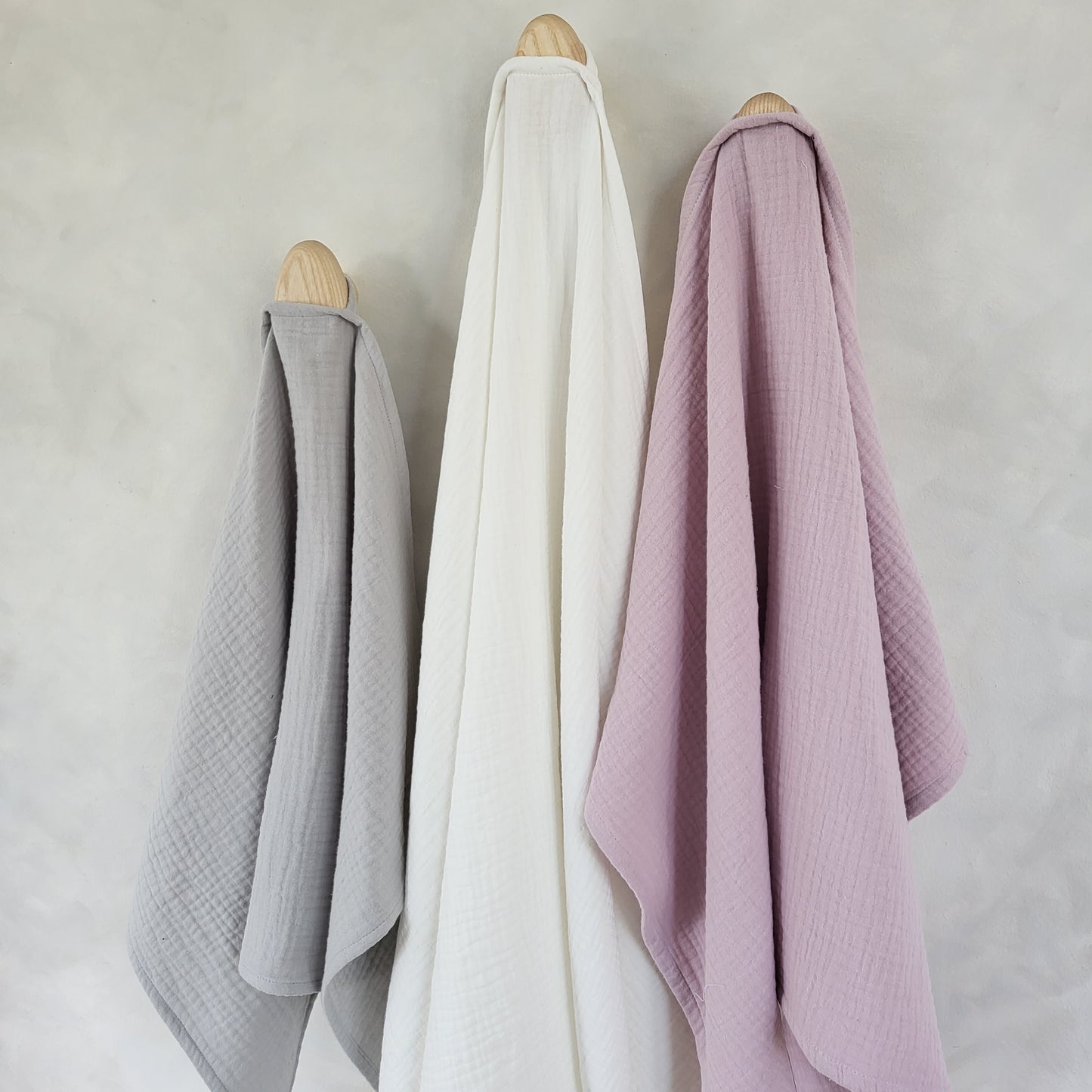 Cotton Tea Towel (White, pink, beige or grey)